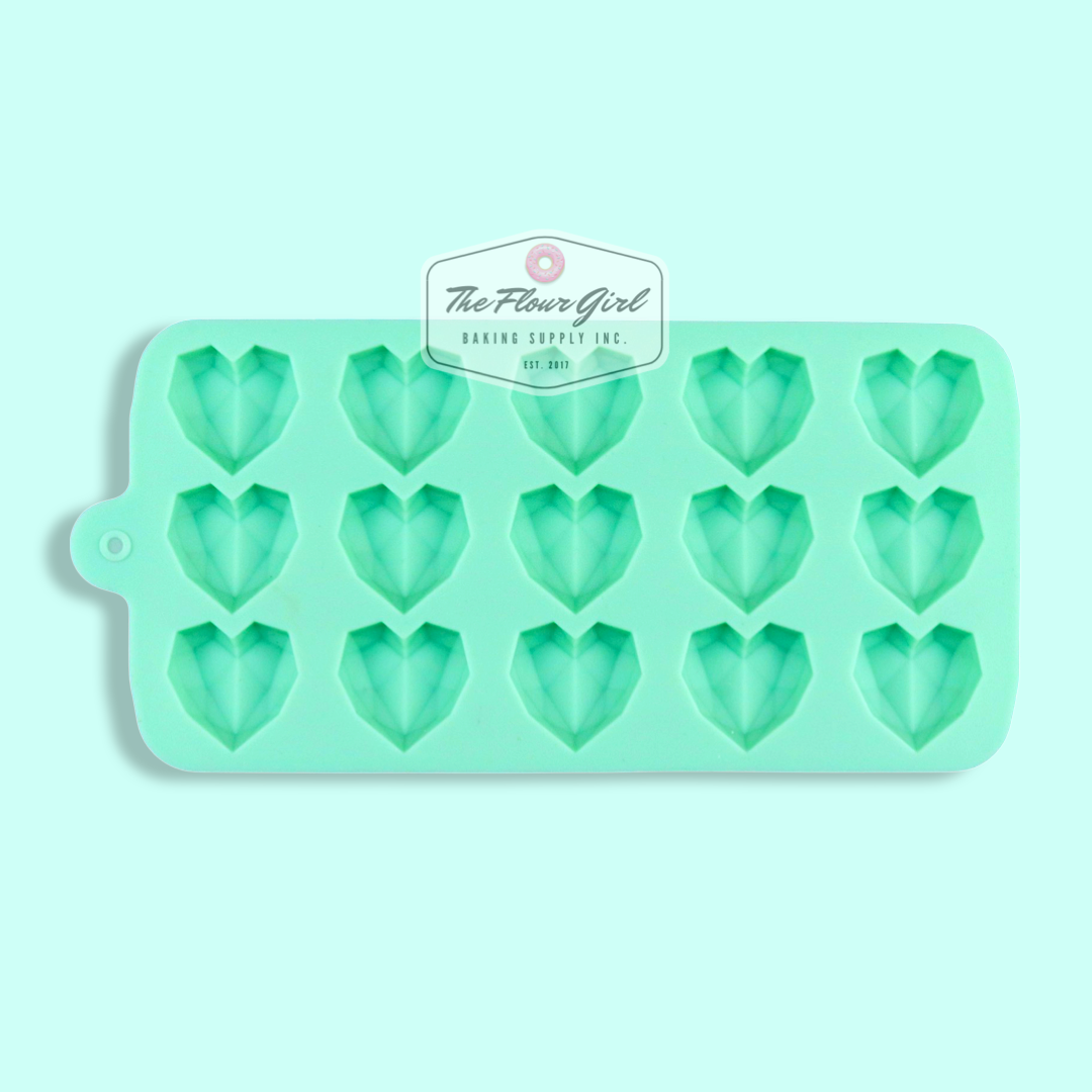 Mini Silicone Geometric Heart Mold