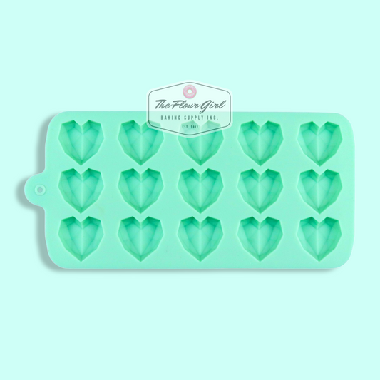 Mini Silicone Geometric Heart Mold