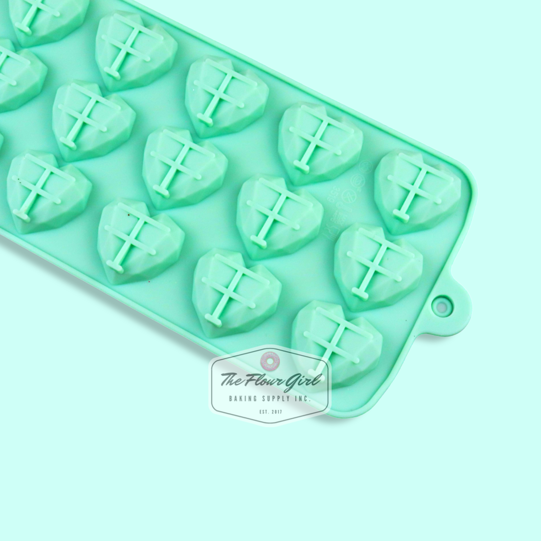 Mini Silicone Geometric Heart Mold