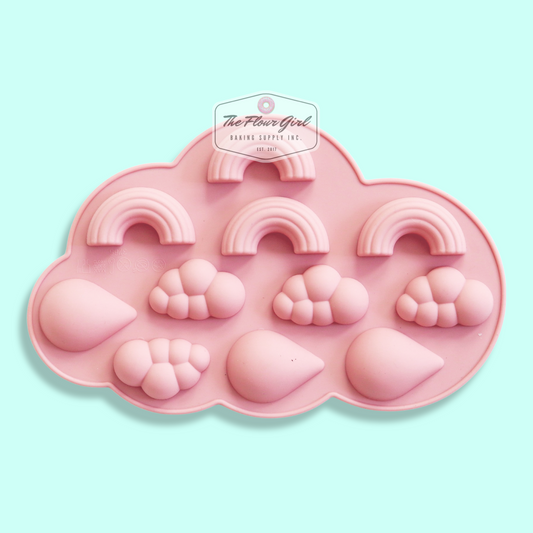 Mini Clouds n' Rainbows Silicone Mold