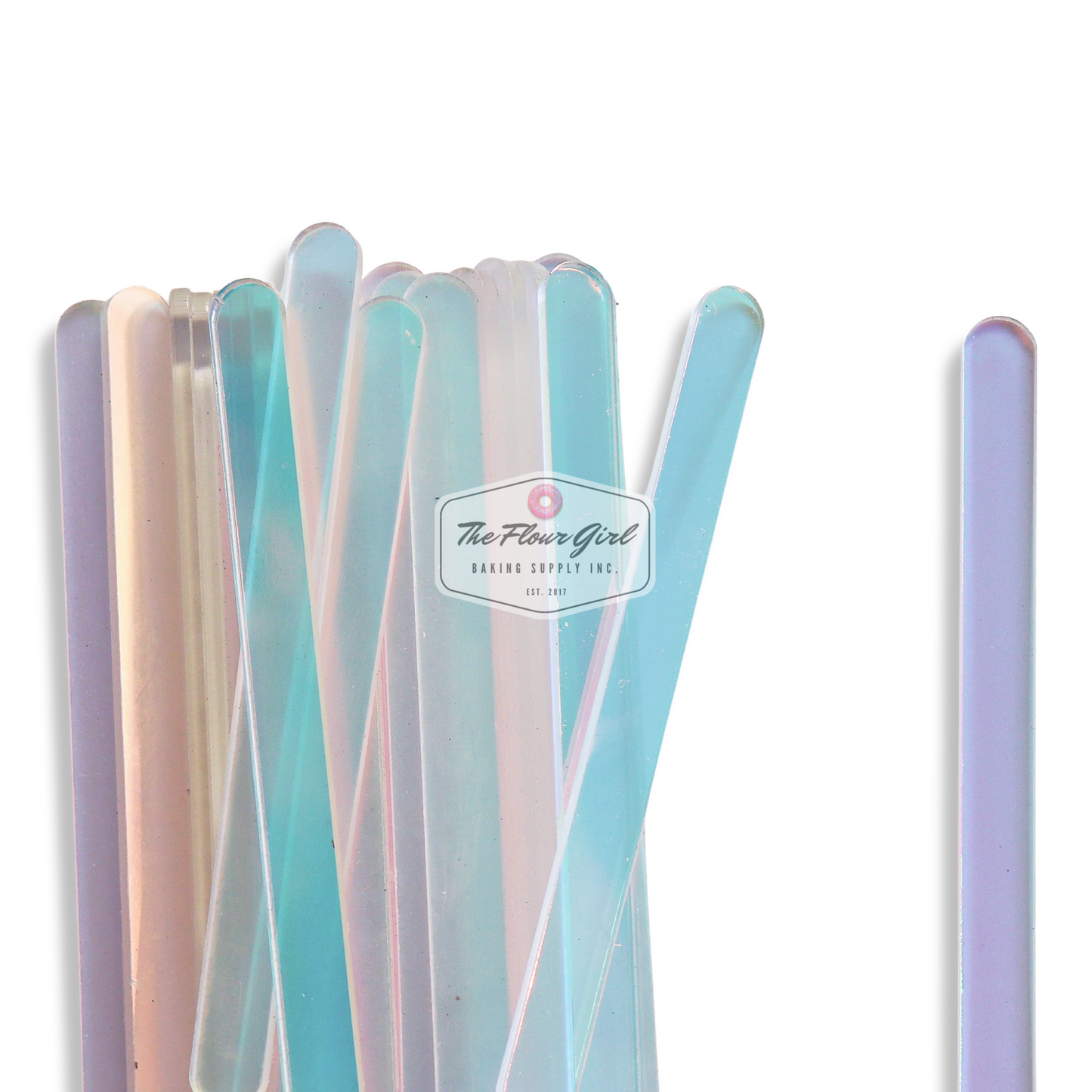 Metallic Acrylic Popsicle Sticks