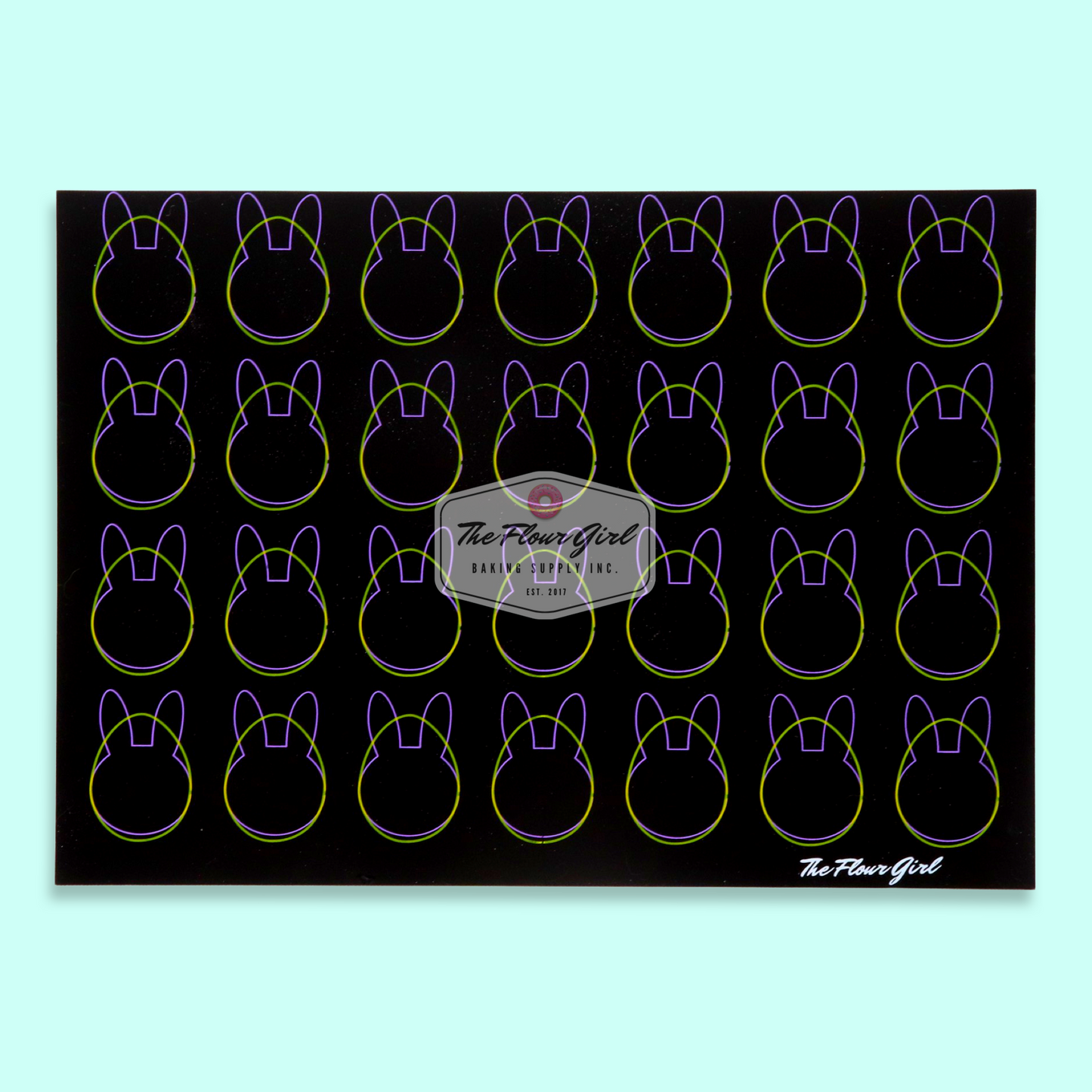 Premium Silicone Easter Spring Macaron Baking Mat (Non-Stick)