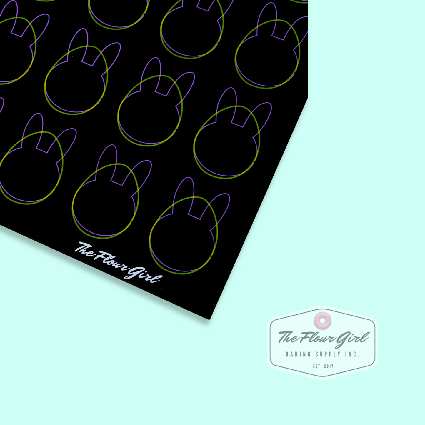Premium Silicone Easter Spring Macaron Baking Mat (Non-Stick)