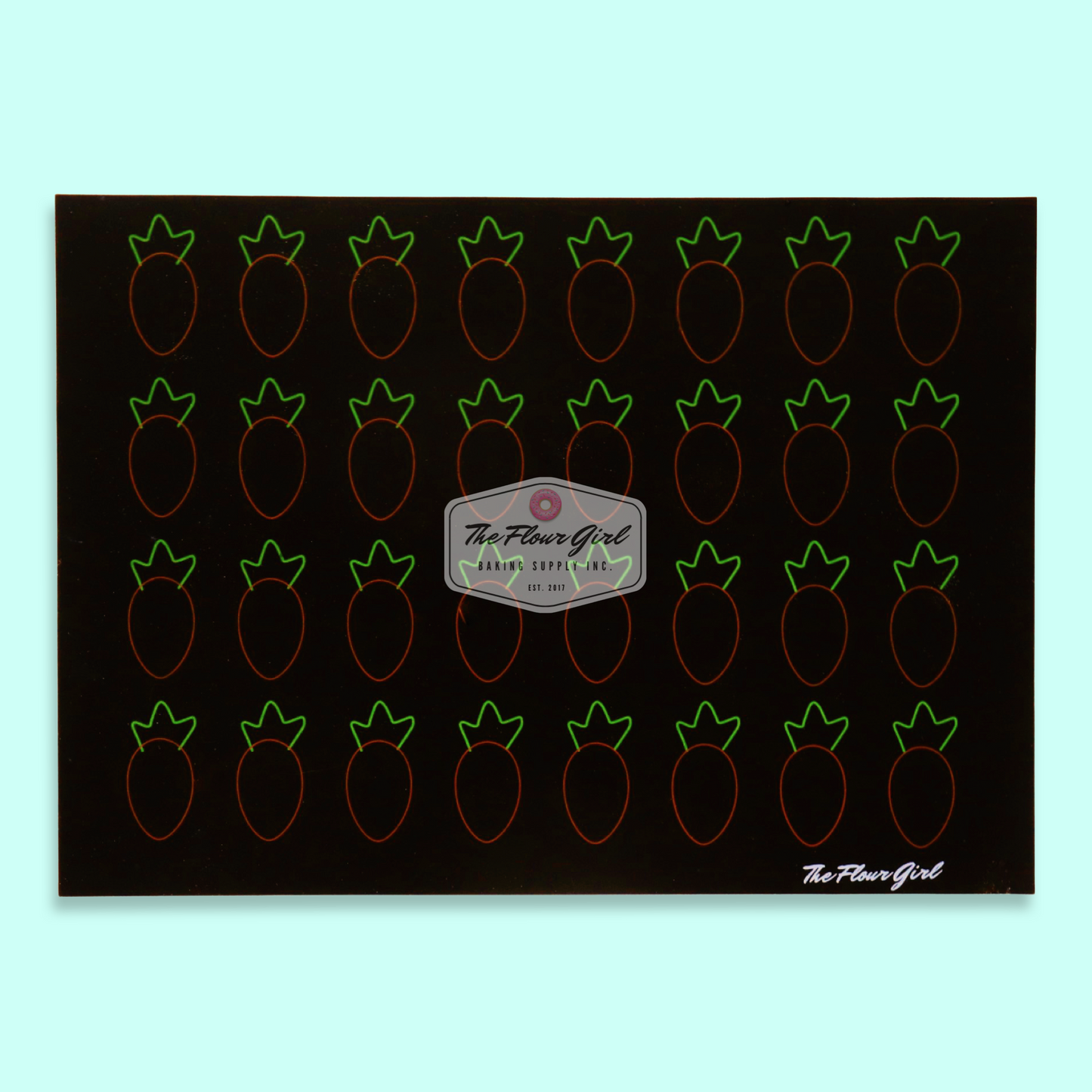 Premium Silicone Easter Spring Macaron Baking Mat (Non-Stick)