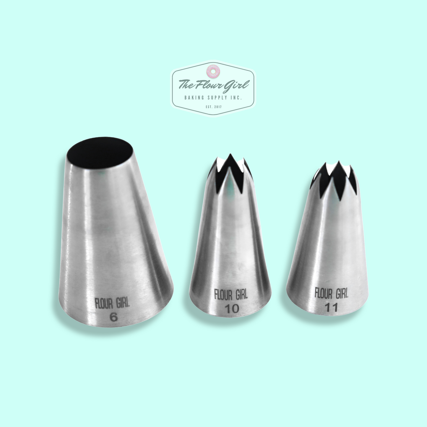 Premium 3-Piece Piping Tip Starter Set