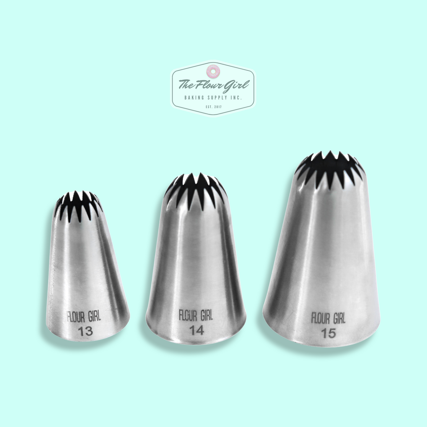 Premium 3-Piece Piping Tip Starter Set