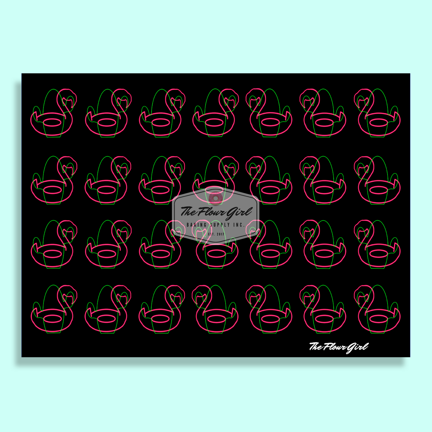 Premium Silicone Tropical Macaron Baking Mat (Non-Stick)