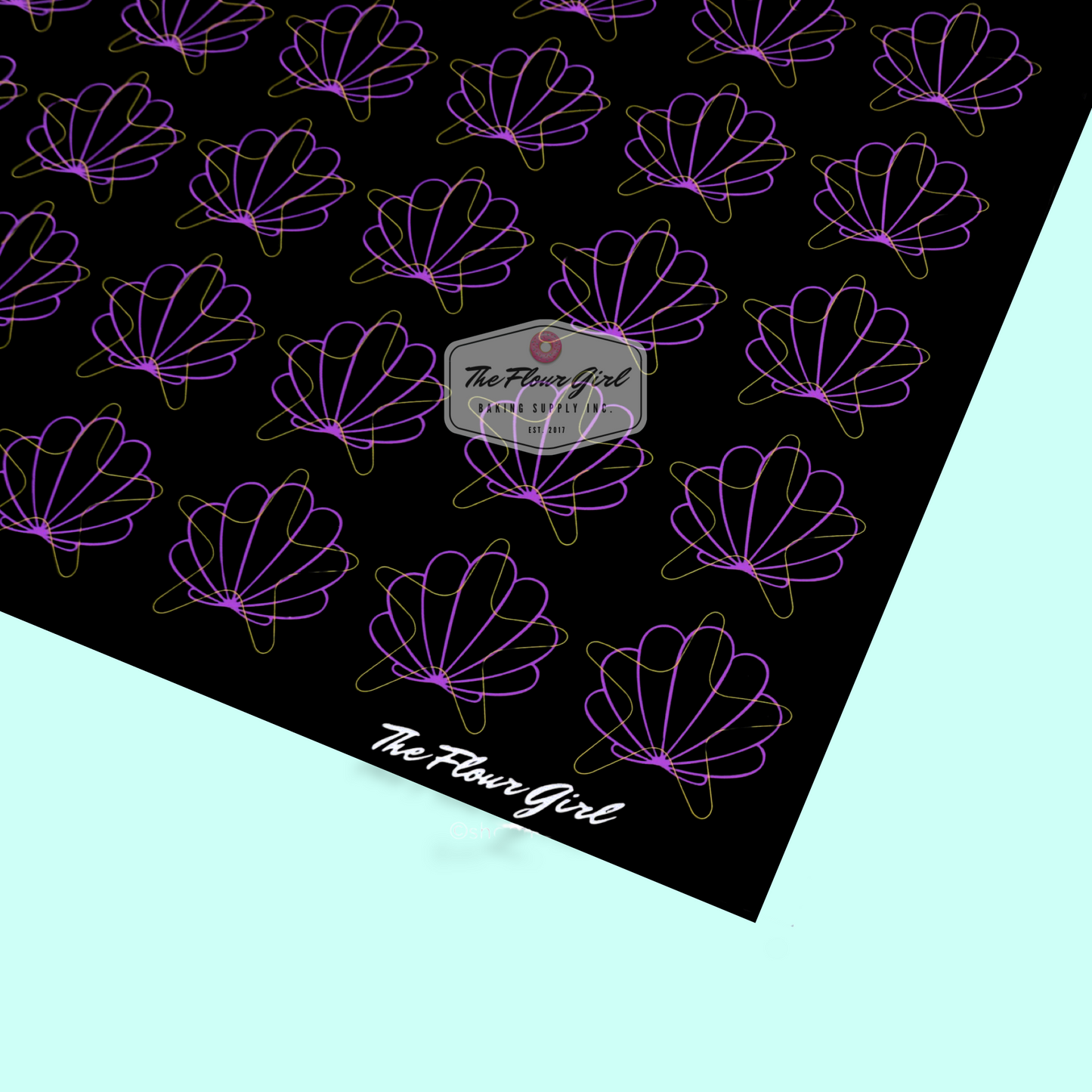 Premium Silicone Summer Beach Macaron Baking Mat (Non-Stick)