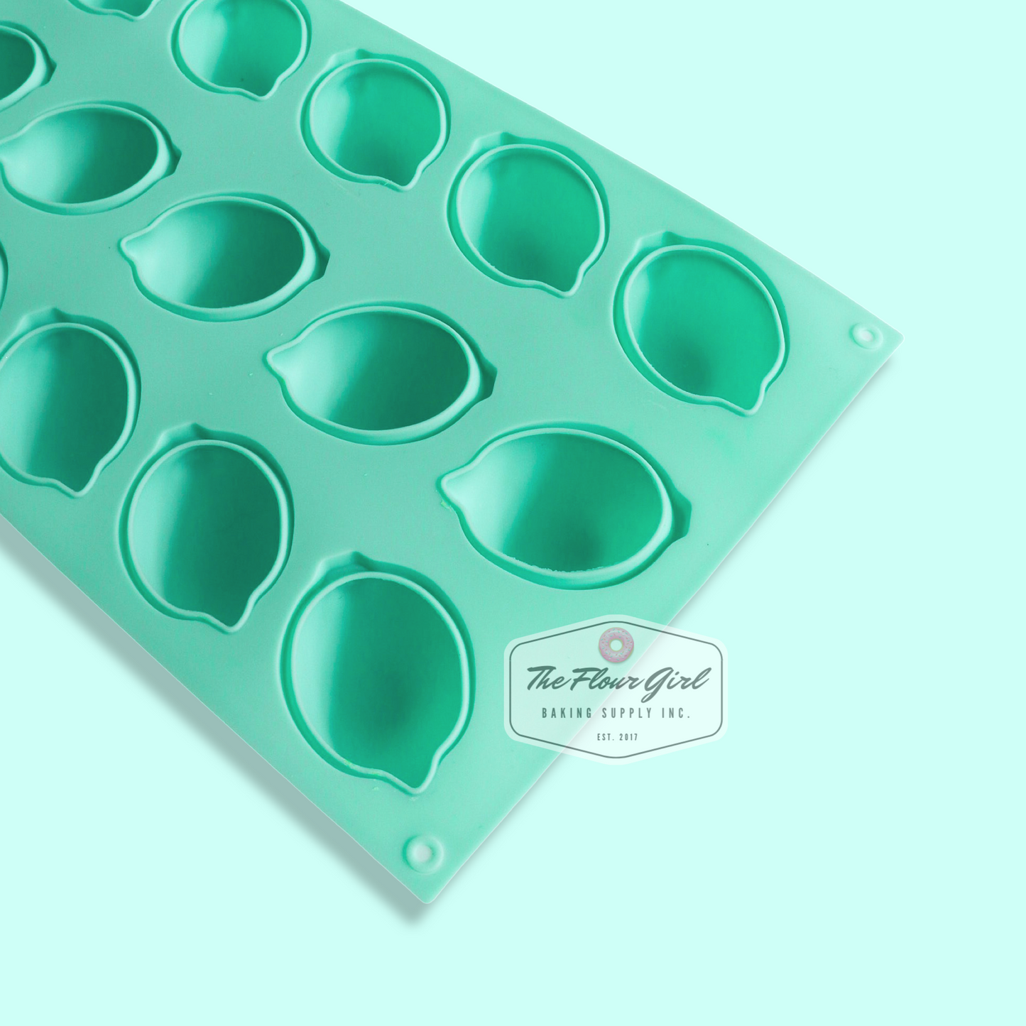 3D 15-Cavity Silicone Lemon Mold
