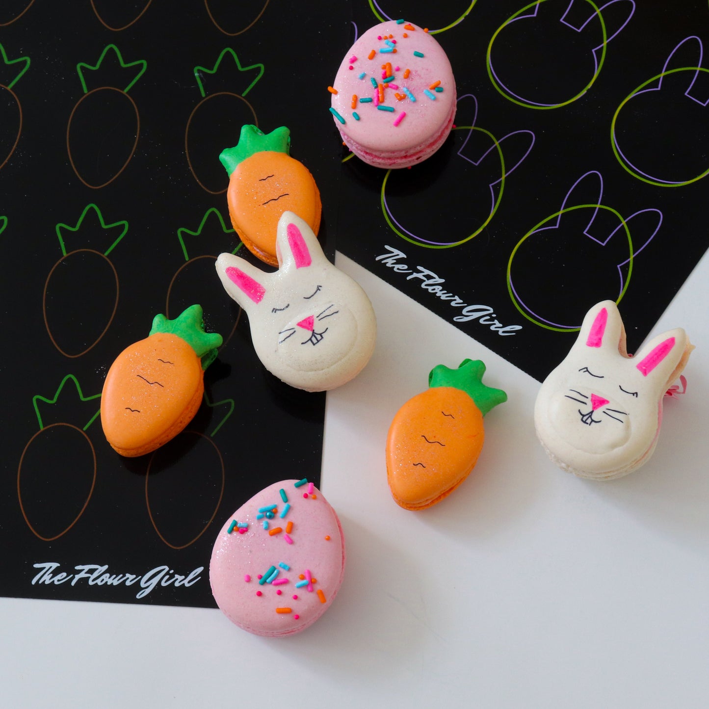 Premium Silicone Easter Spring Macaron Baking Mat (Non-Stick)