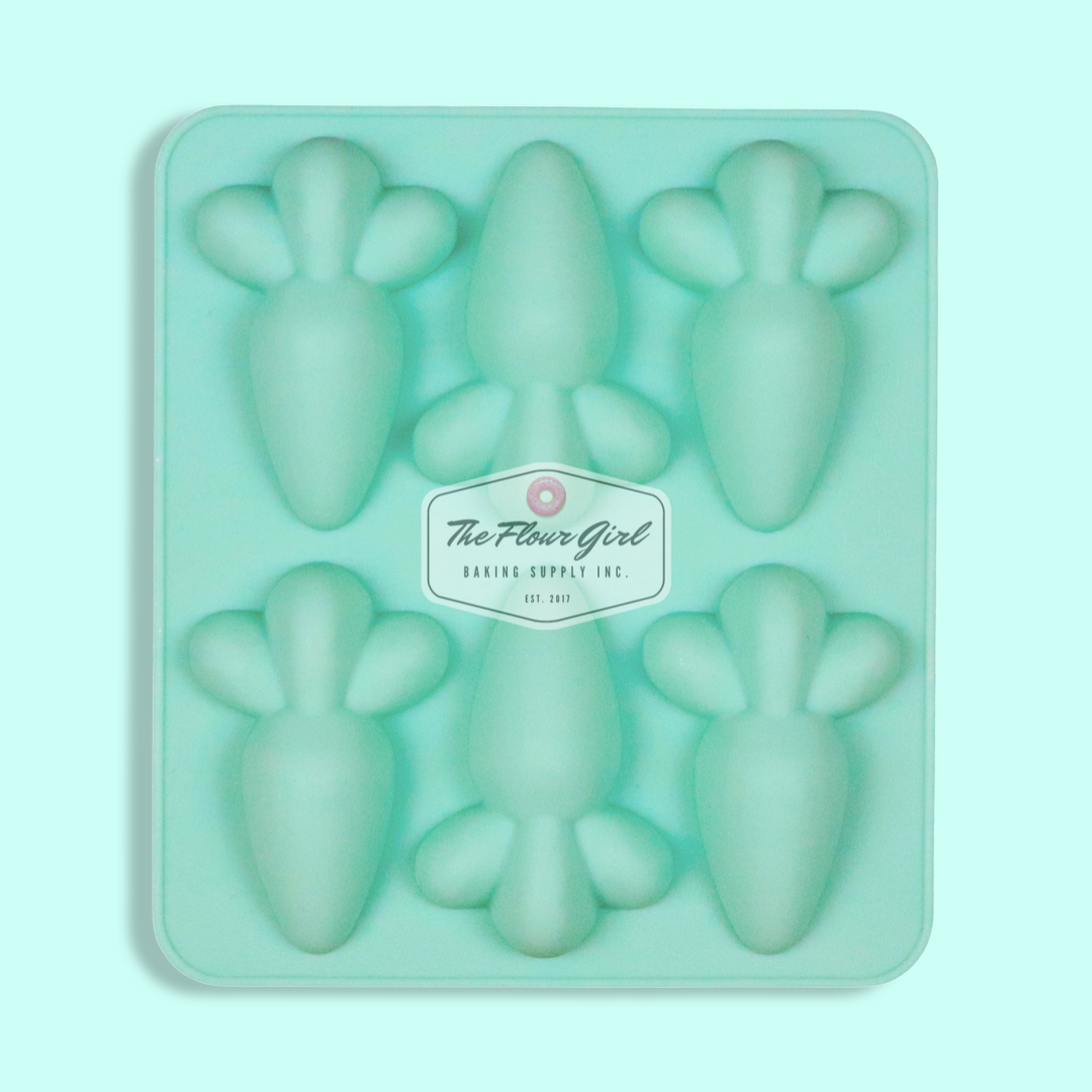 6-Cavity Silicone Carrot Mold