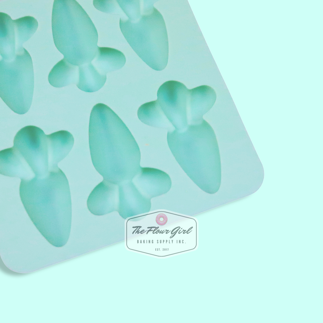 6-Cavity Silicone Carrot Mold