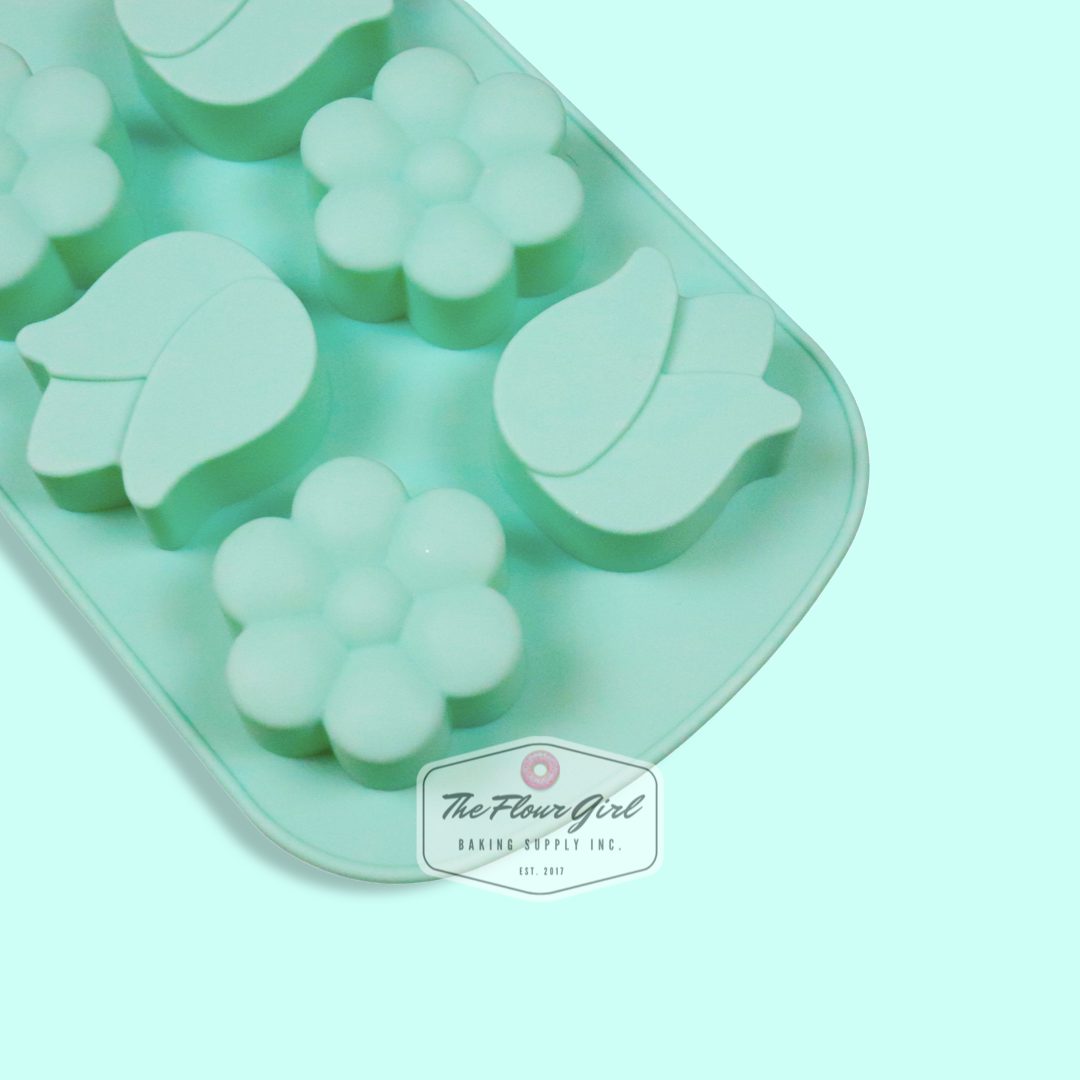 6-Cavity Tulip & Daisy Silicone Mold
