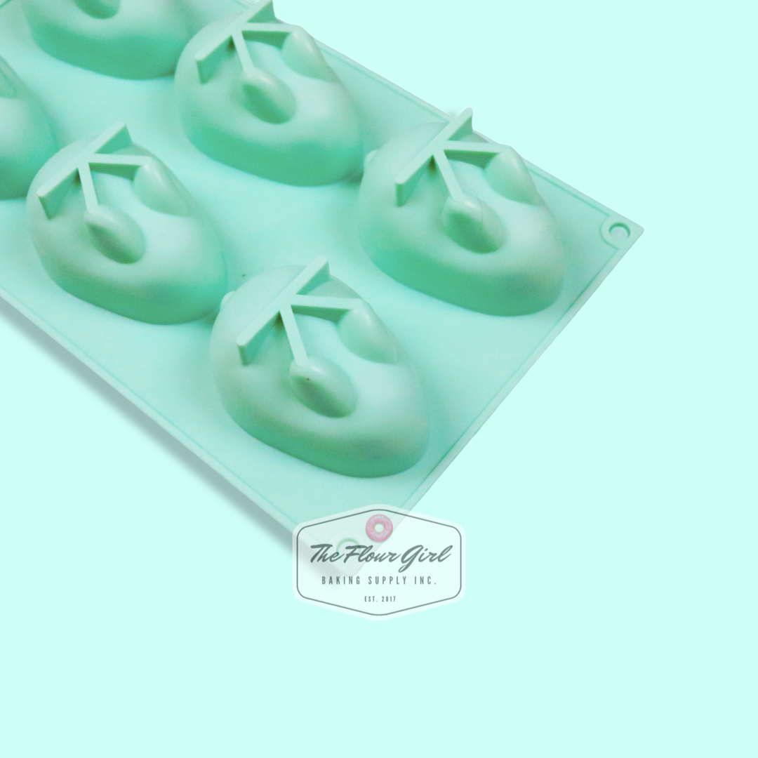 3D 6-Cavity Silicone Easter Bunny Mold
