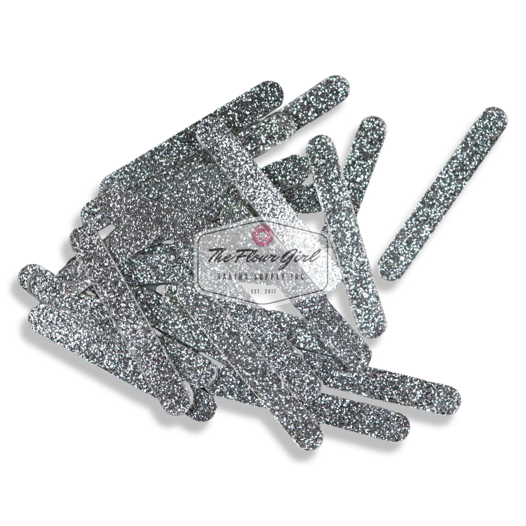 MINI Super Glitter Acrylic Popsicle Sticks