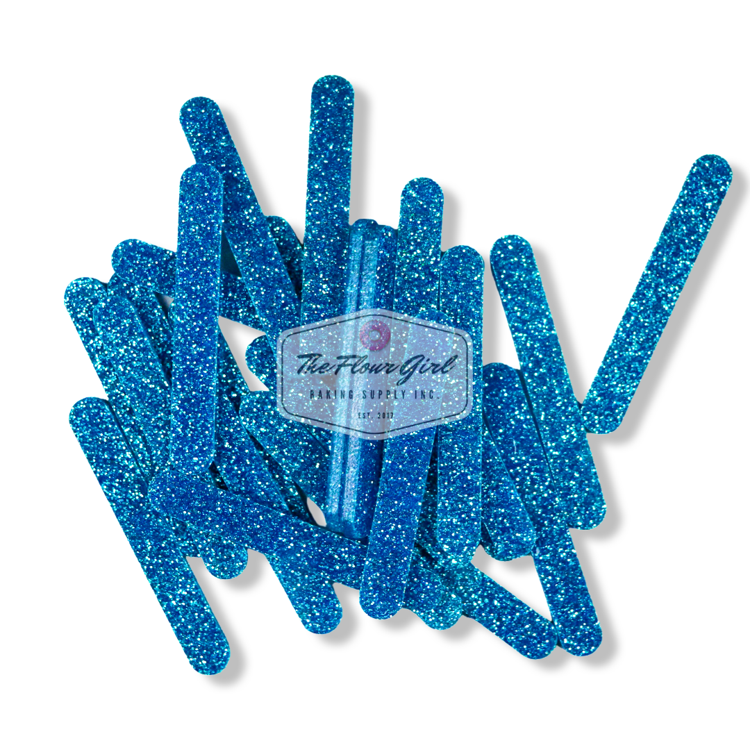 MINI Super Glitter Acrylic Popsicle Sticks