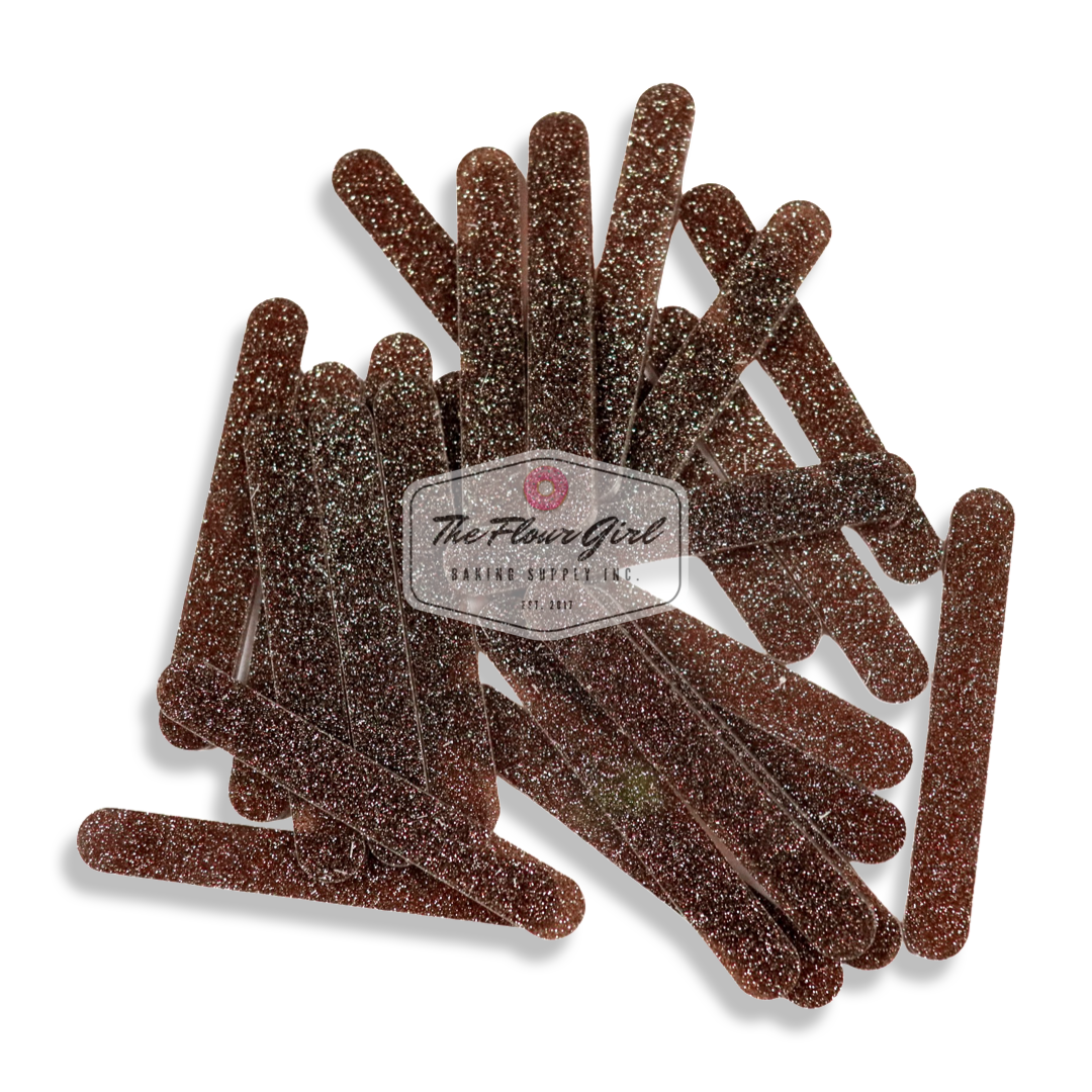 MINI Super Glitter Acrylic Popsicle Sticks