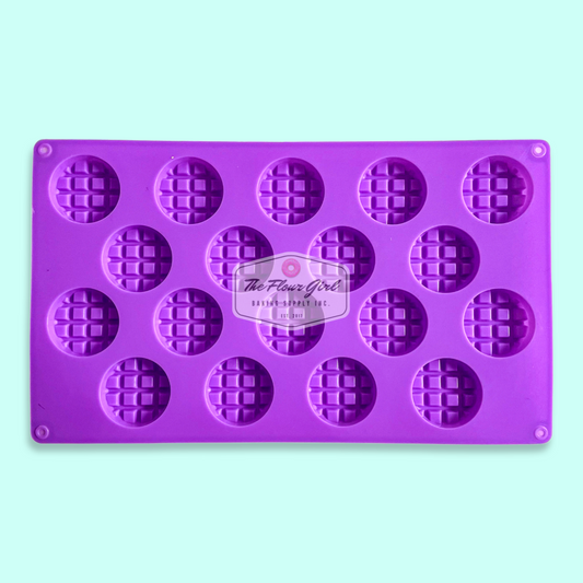3D Round Waffle Silicone Mold