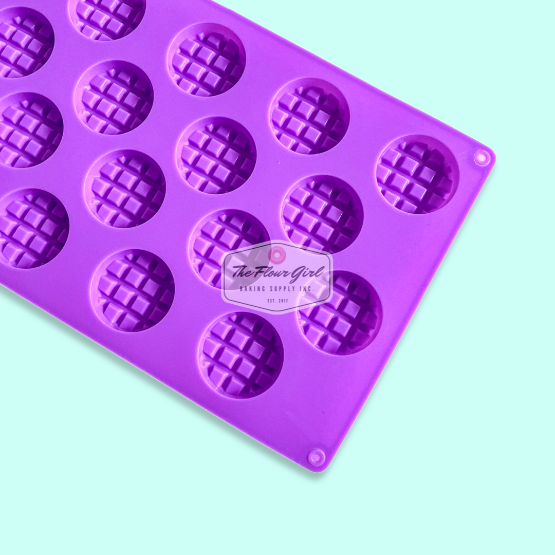 3D Round Waffle Silicone Mold