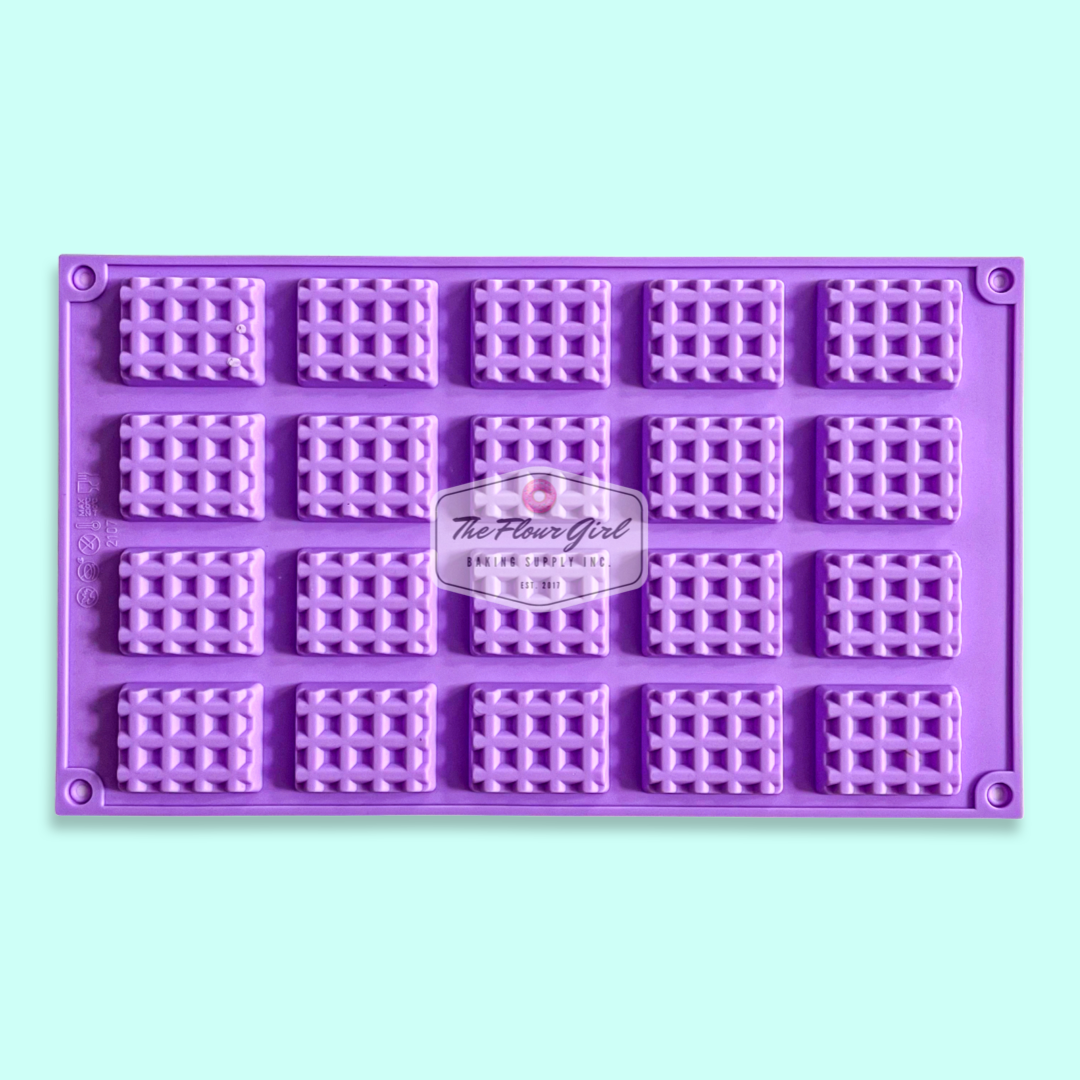 3D Rectangle Waffle Silicone Mold