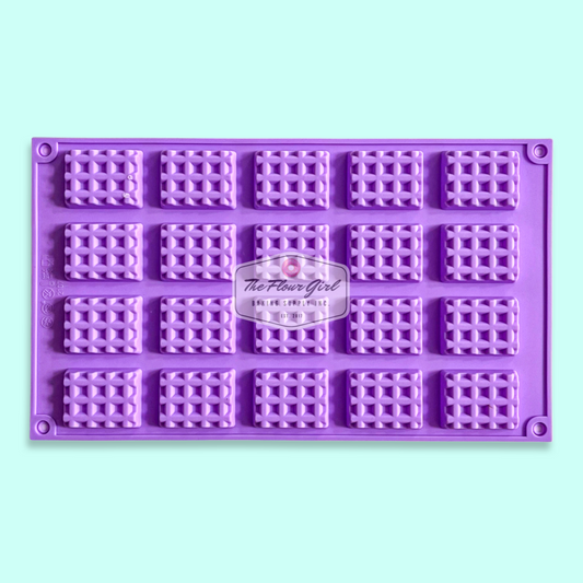 3D Rectangle Waffle Silicone Mold