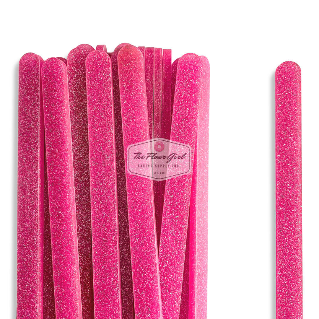 Super Glitter Acrylic Popsicle Sticks