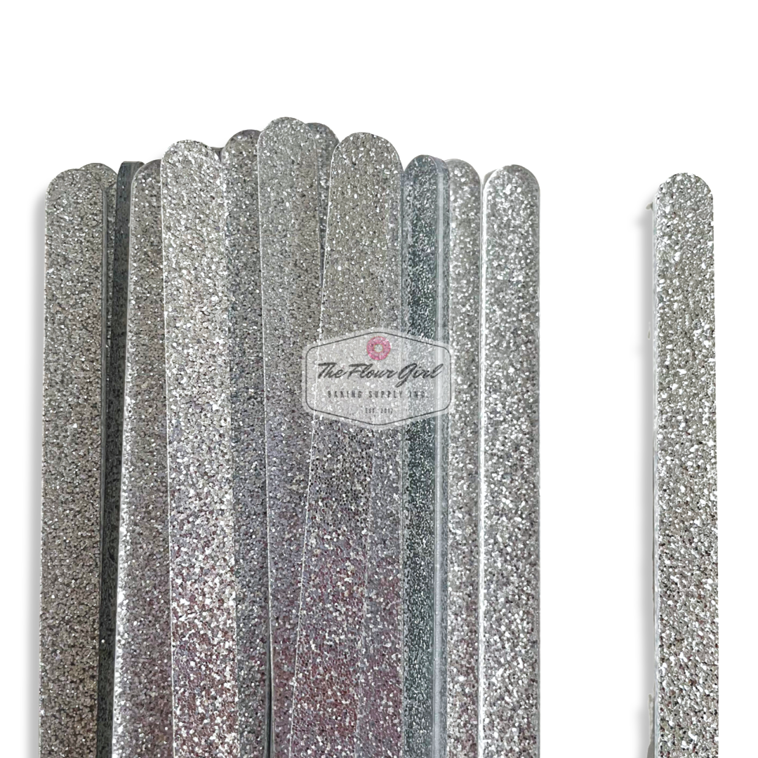 Super Glitter Acrylic Popsicle Sticks