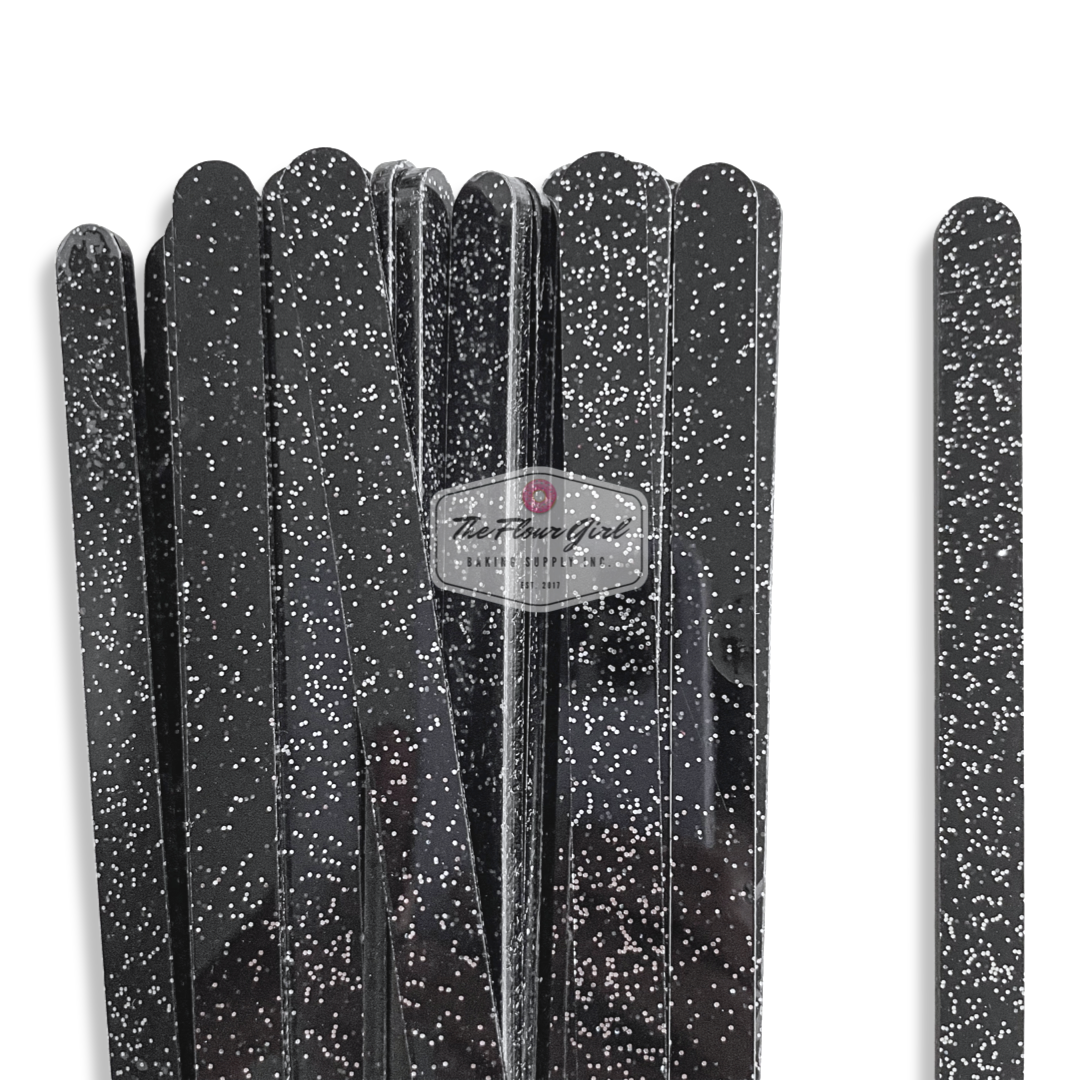 Super Glitter Acrylic Popsicle Sticks