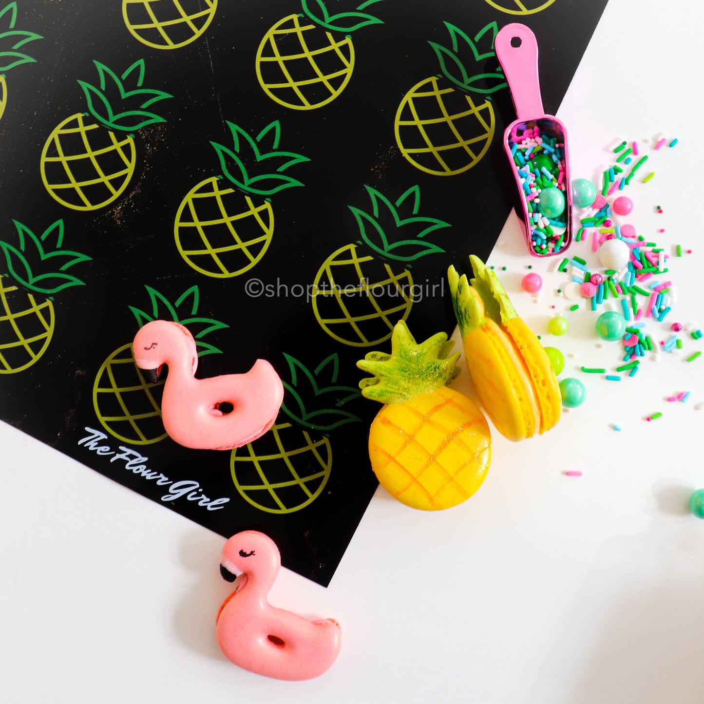 Premium Silicone Tropical Macaron Baking Mat (Non-Stick)