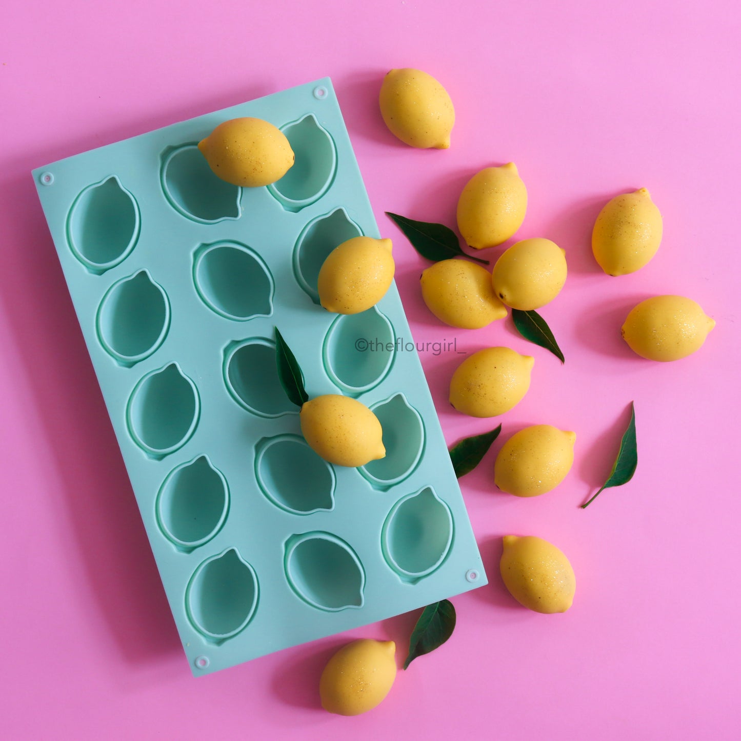 3D 15-Cavity Silicone Lemon Mold
