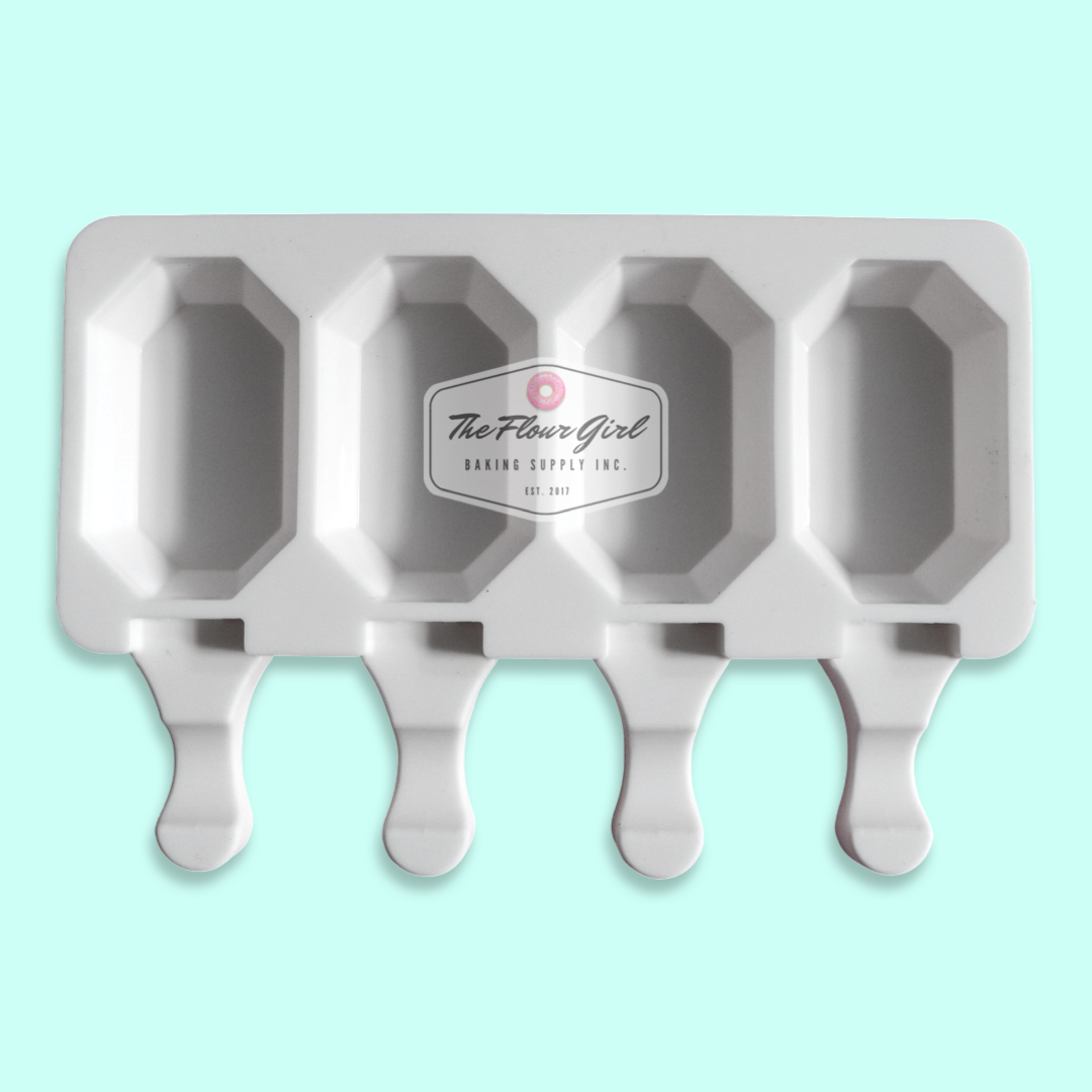 4-Cavity Octagon Gem Silicone Cakesicle Mold