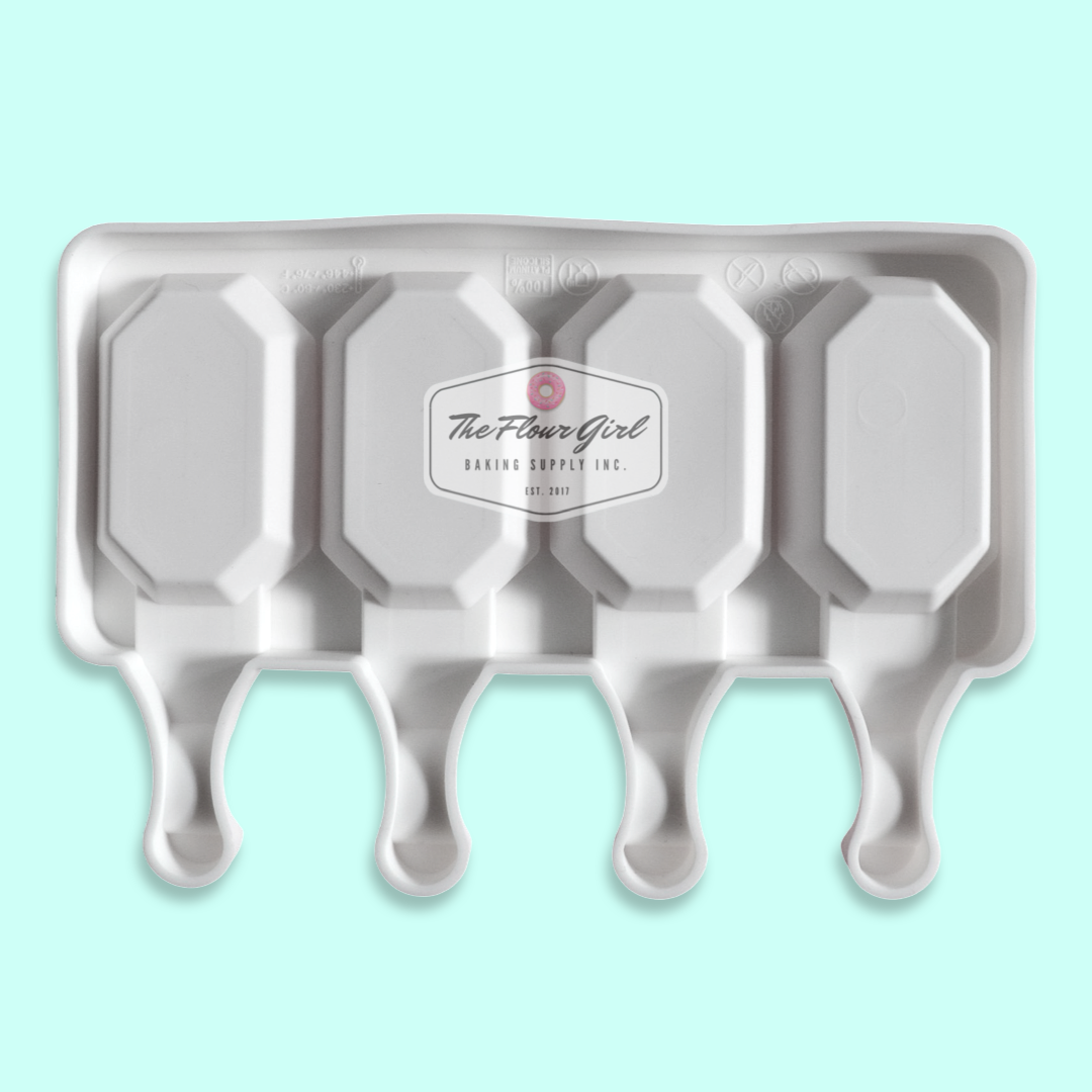 4-Cavity Octagon Gem Silicone Cakesicle Mold