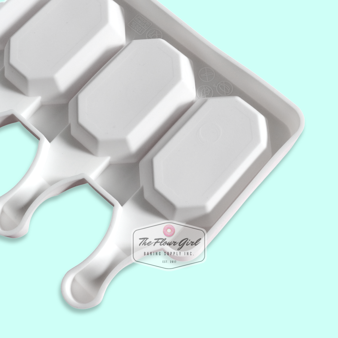 4-Cavity Octagon Gem Silicone Cakesicle Mold