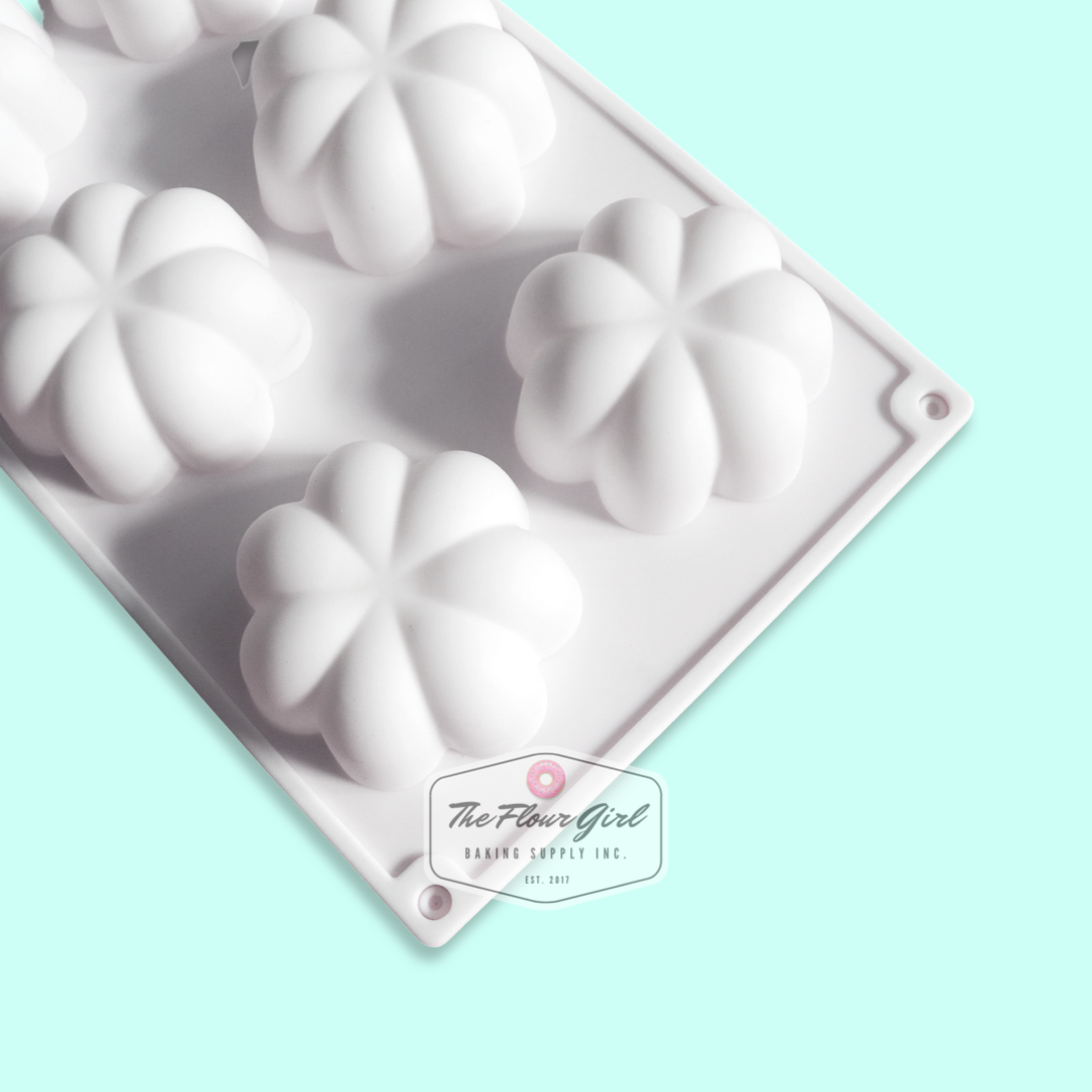 6-Cavity Silicone Pumpkin Top Mold