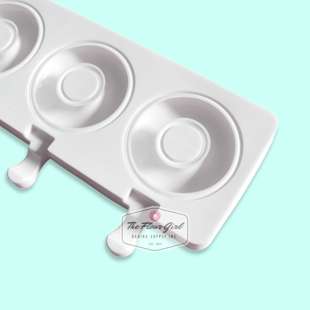 4-Cavity Donut Pop Silicone Cakesicle Mold