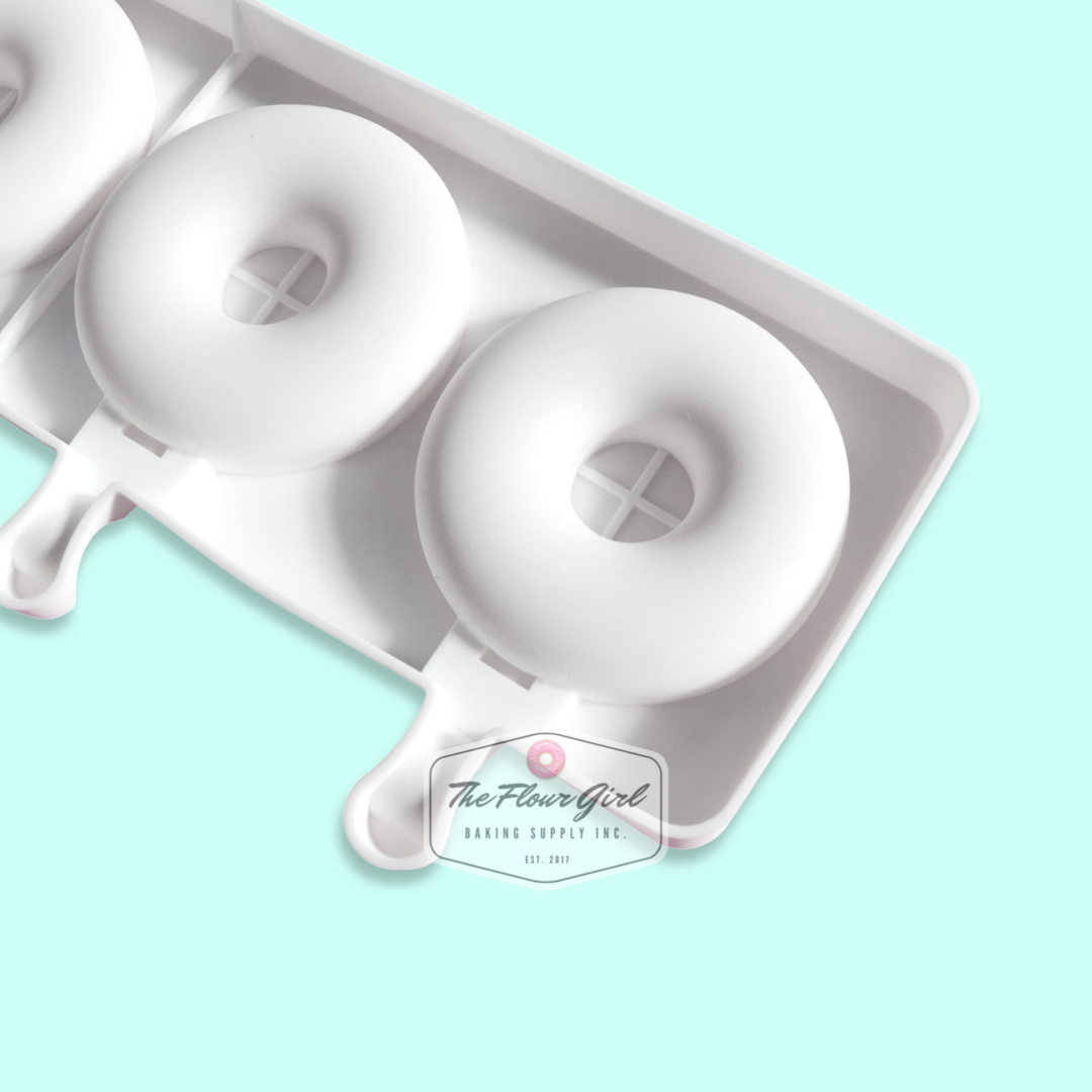 4-Cavity Donut Pop Silicone Cakesicle Mold