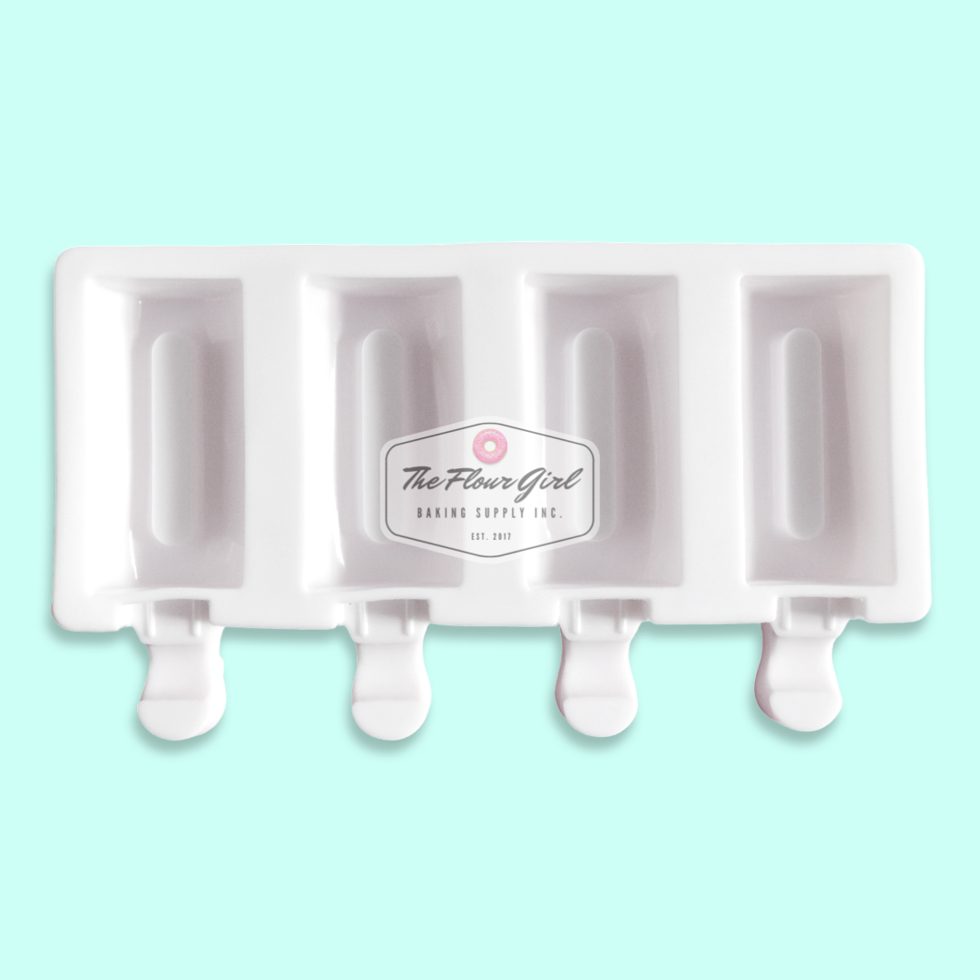 4-Cavity Sprinkle Slot Silicone Cakesicle Mold