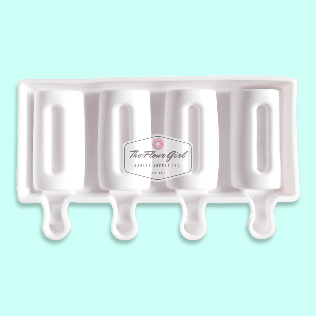 4-Cavity Sprinkle Slot Silicone Cakesicle Mold