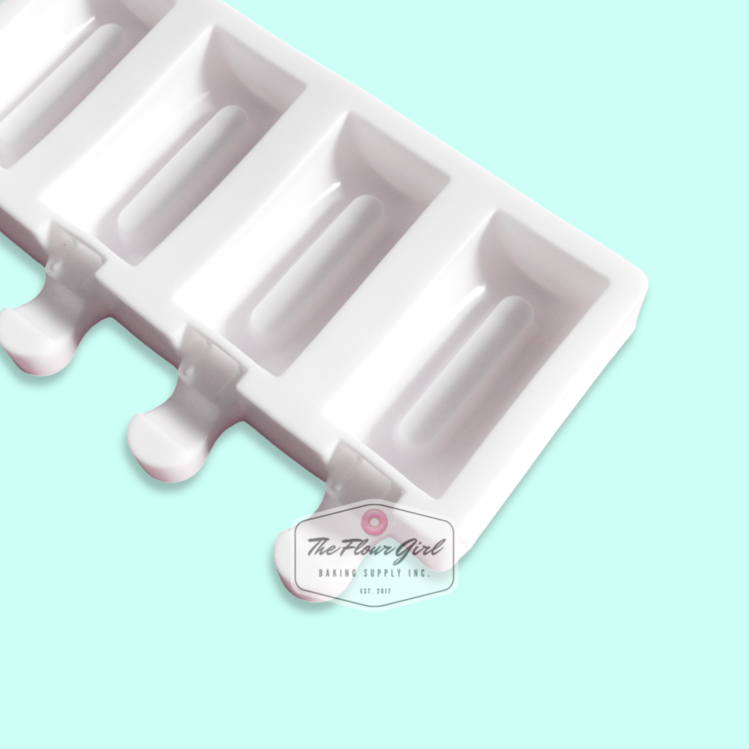 4-Cavity Sprinkle Slot Silicone Cakesicle Mold