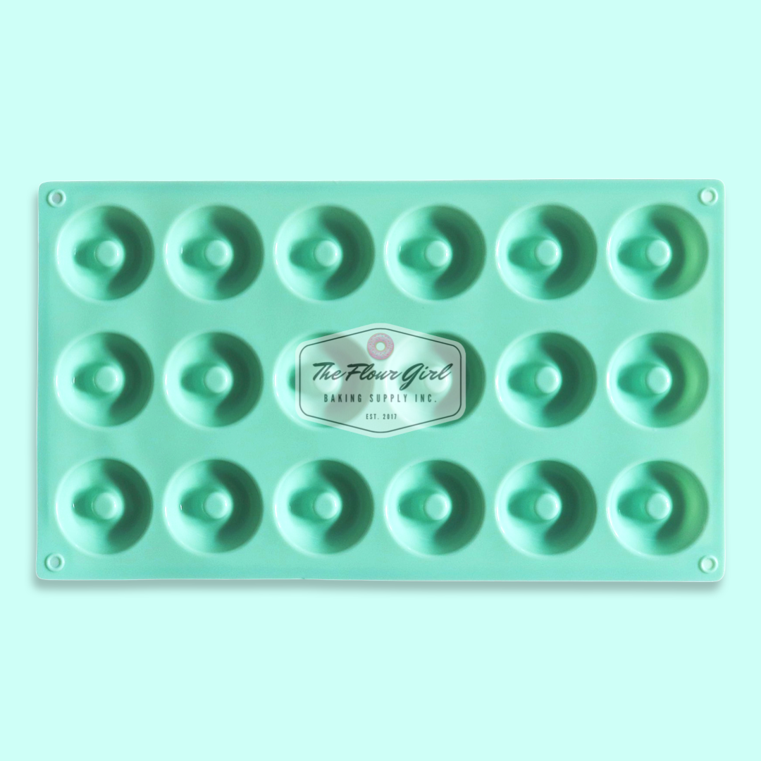 3D 18-Cavity Silicone Mini Donut Mold