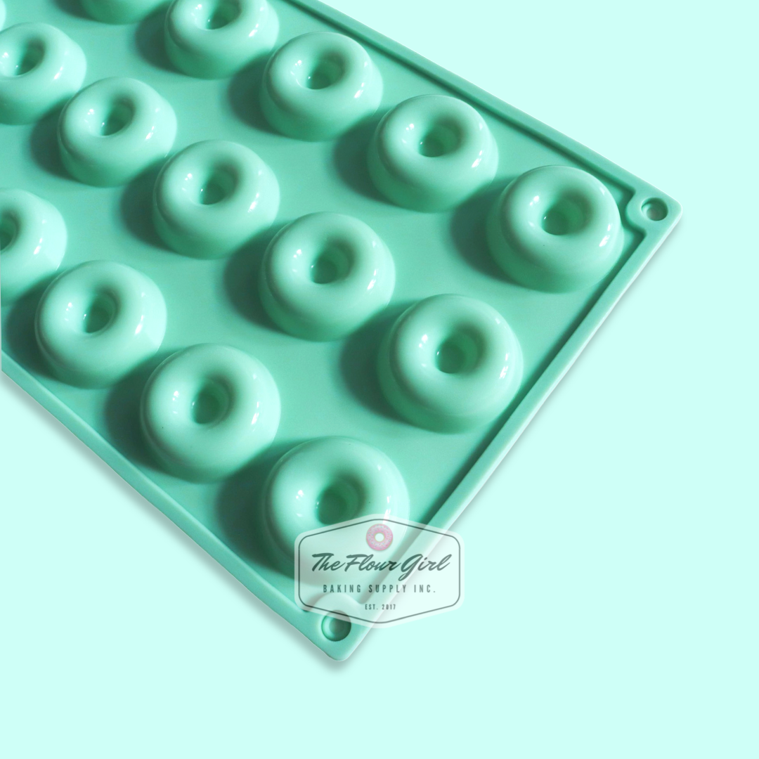 3D 18-Cavity Silicone Mini Donut Mold