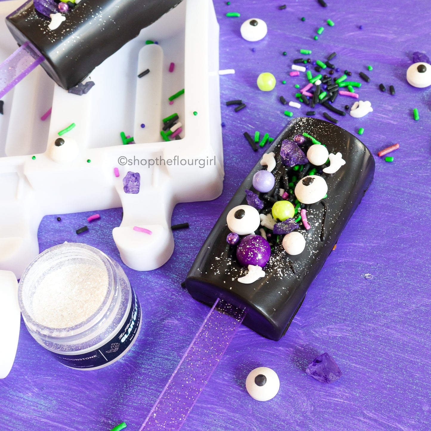 4-Cavity Sprinkle Slot Silicone Cakesicle Mold