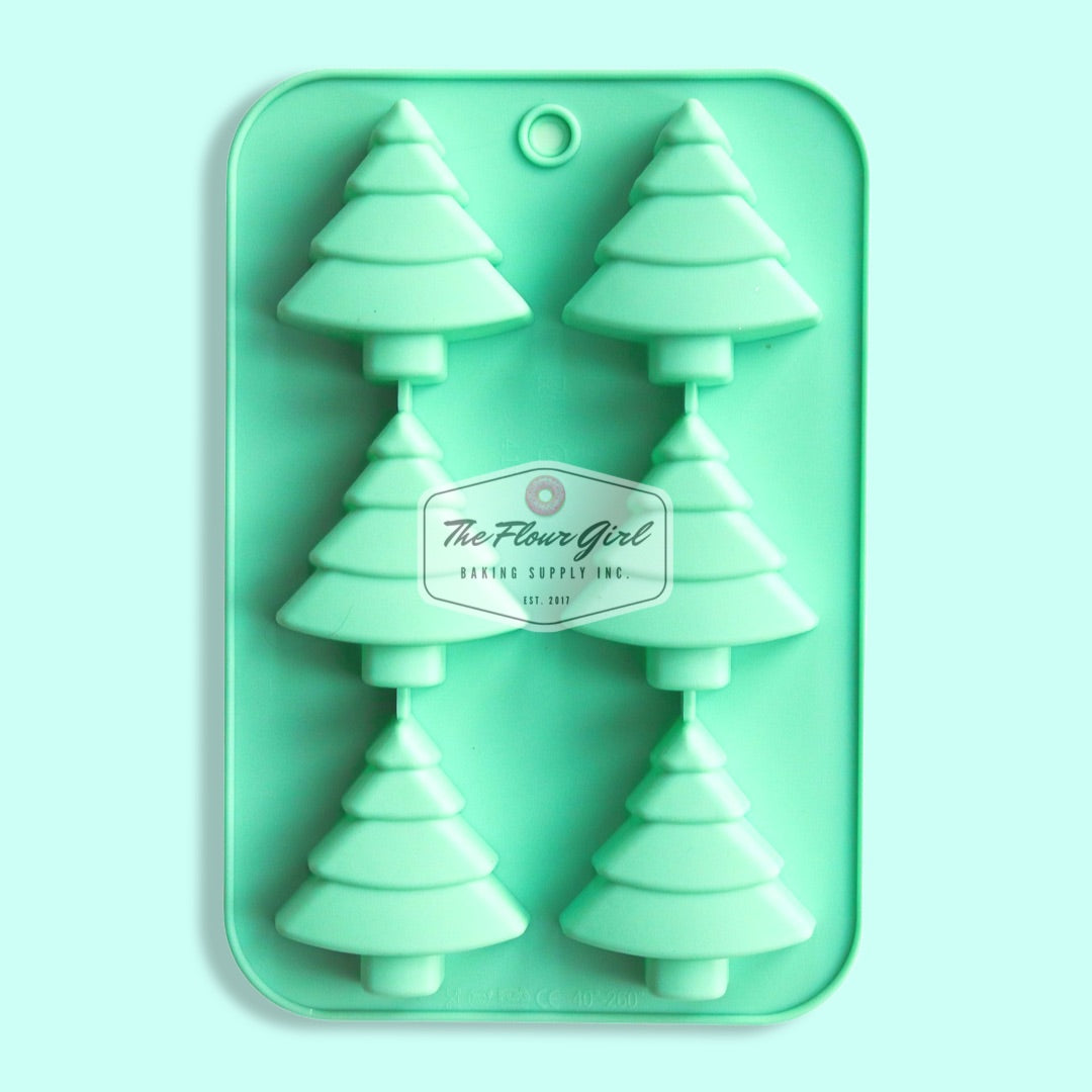 6-Cavity Silicone Christmas Tree Mold