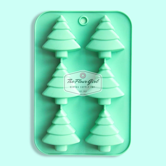 6-Cavity Silicone Christmas Tree Mold