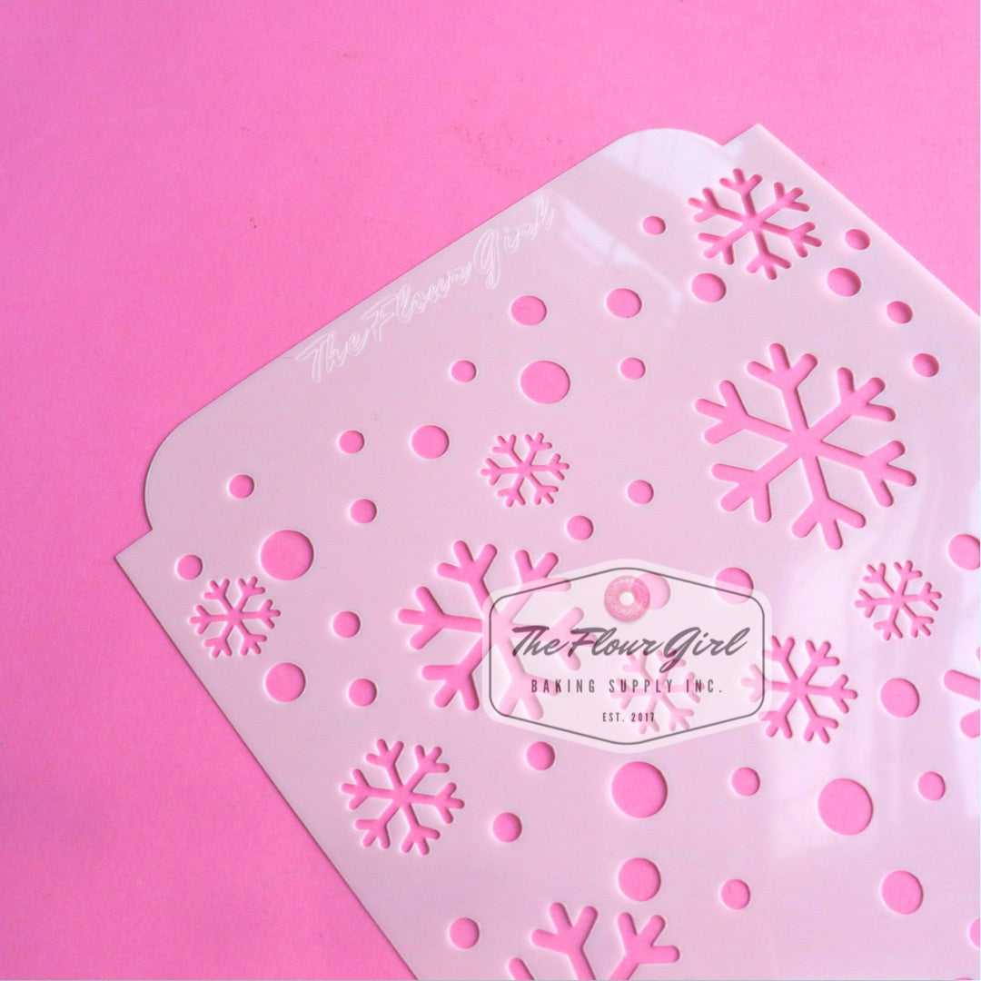 Winter Themed Cake Stencils
