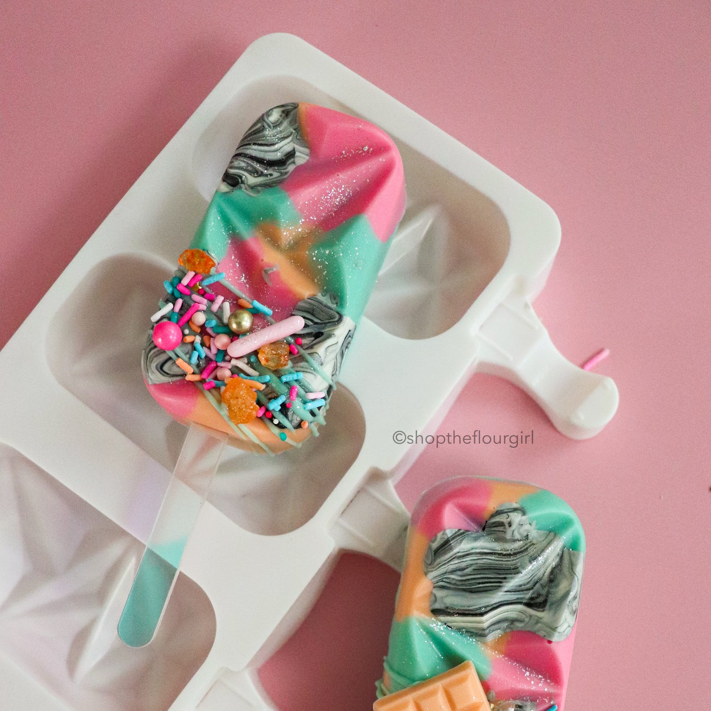 Modern Geo Silicone Cakesicle Mold