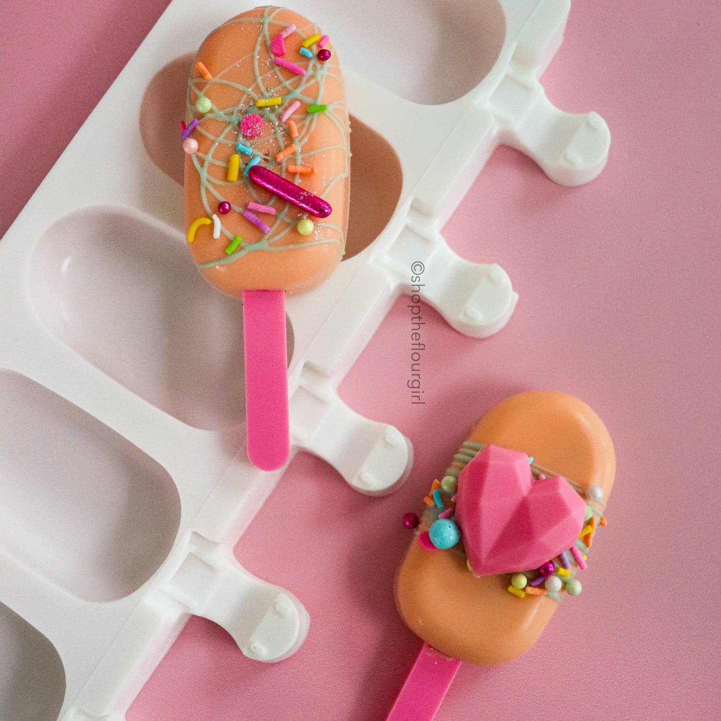 8-Cavity Silicone Cakesicle Mold