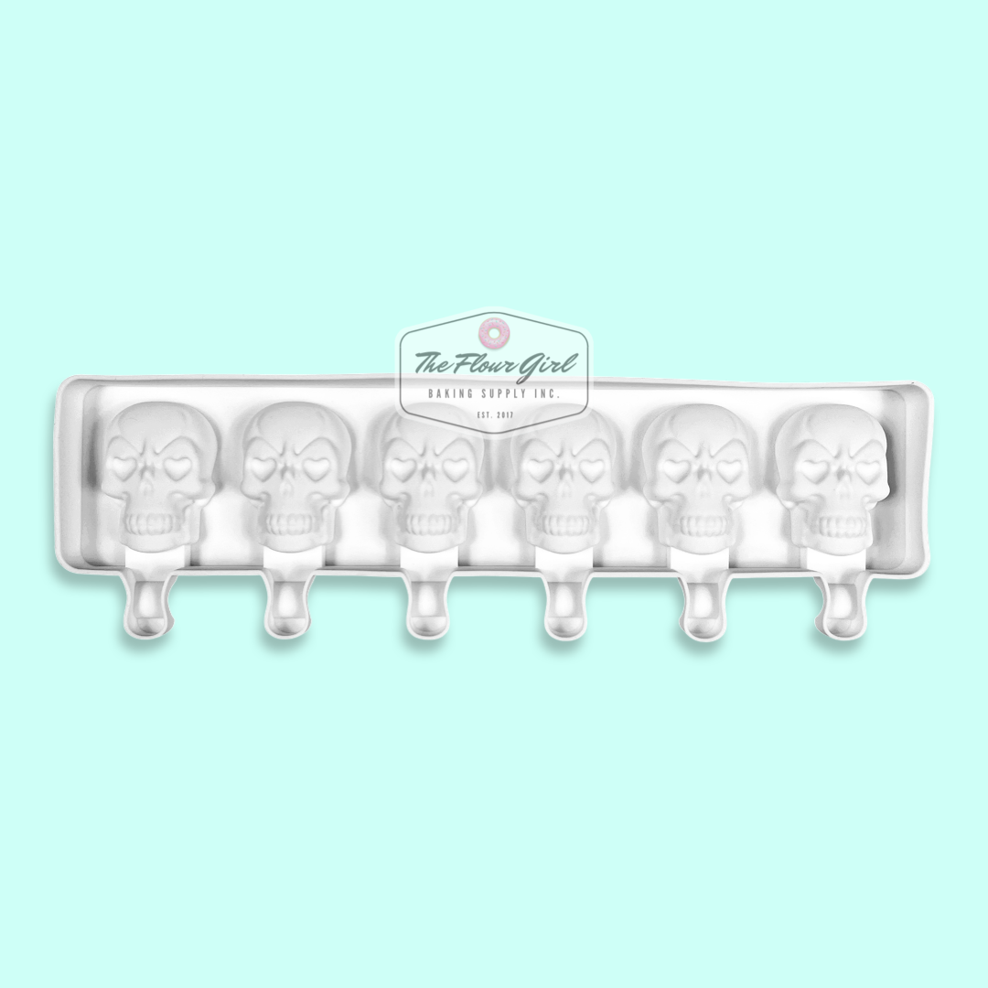Spooky Skull Silicone Cakesicle Mold