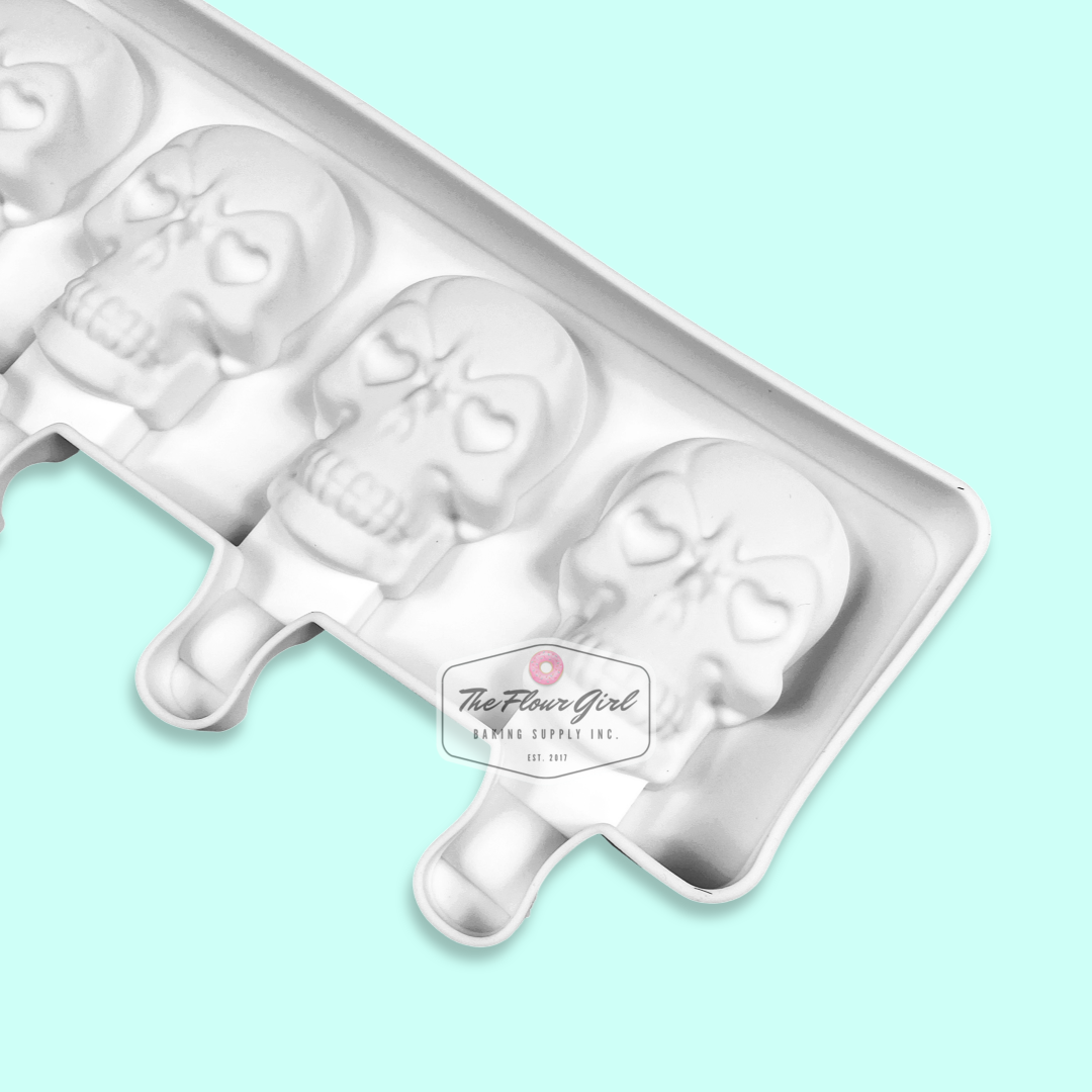 Spooky Skull Silicone Cakesicle Mold