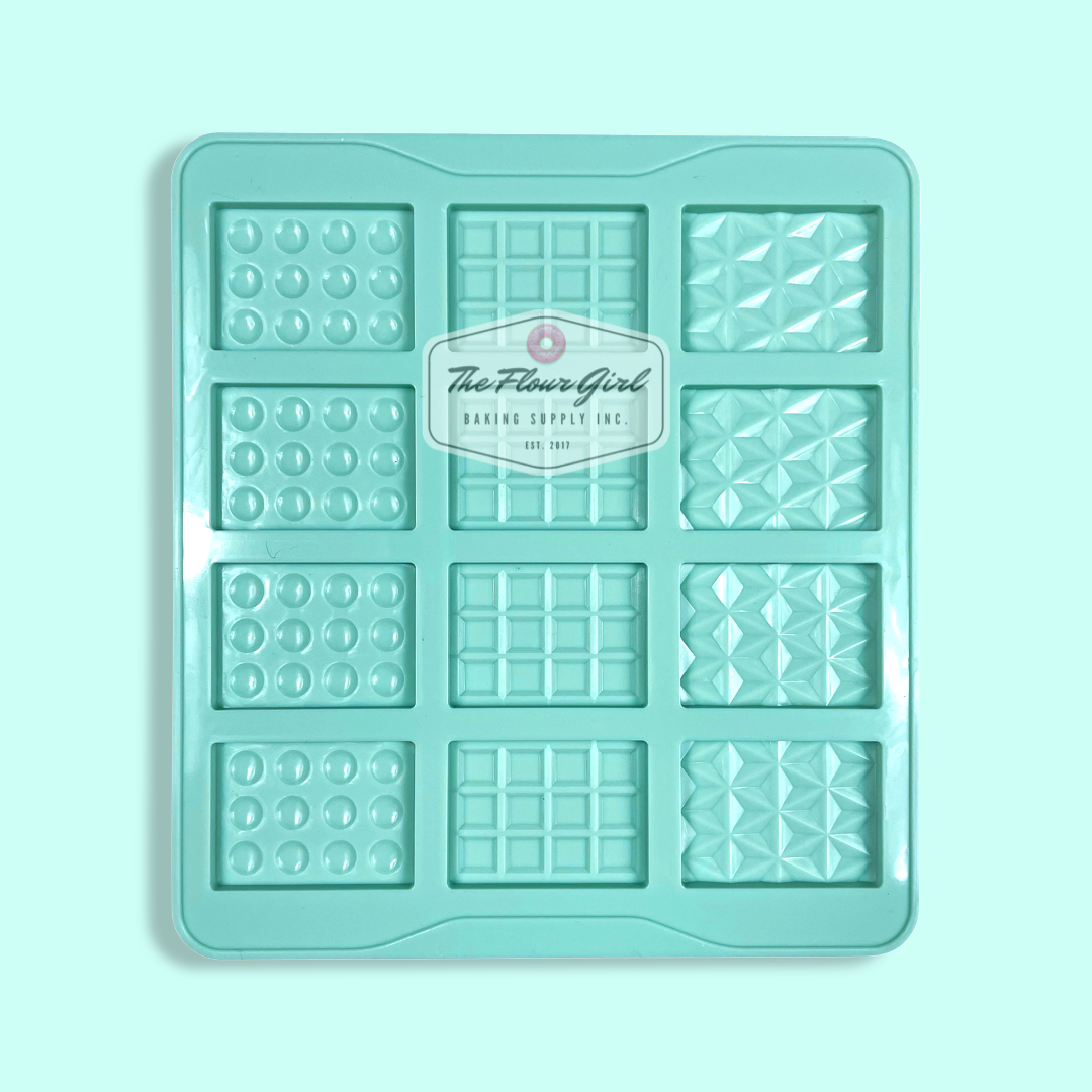 Mini Assorted Chocolate Bars Silicone Mold